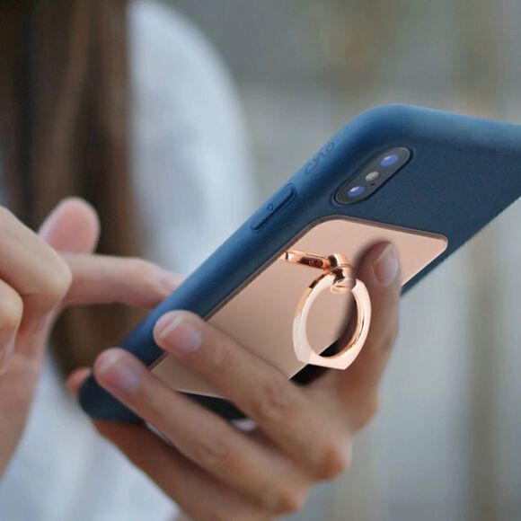 Cylo Gold Mirror Phone Ring Stand - Picture 4 of 4